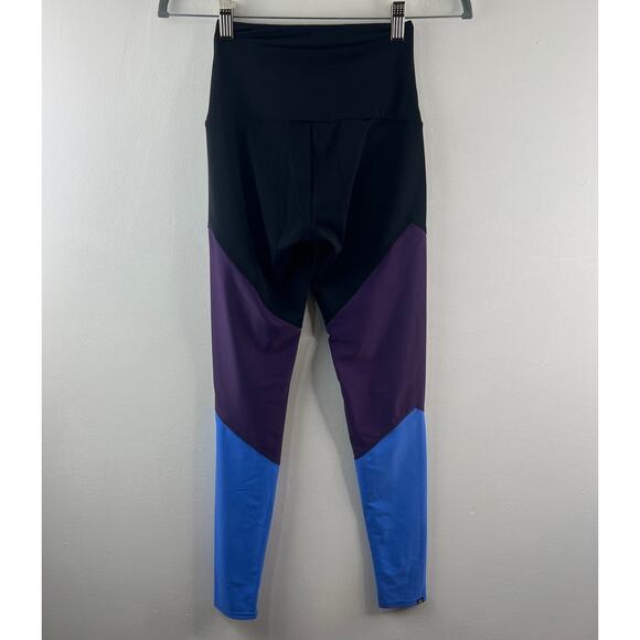 ONZIE Flow Multi Track Legging Colorblock High Waist Pull-On Yoga XS X-Small - Picture 4 of 7